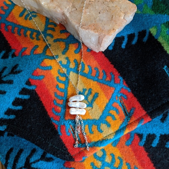 Silpada Organic Trio Necklace 925 ss - Picture 1 of 3